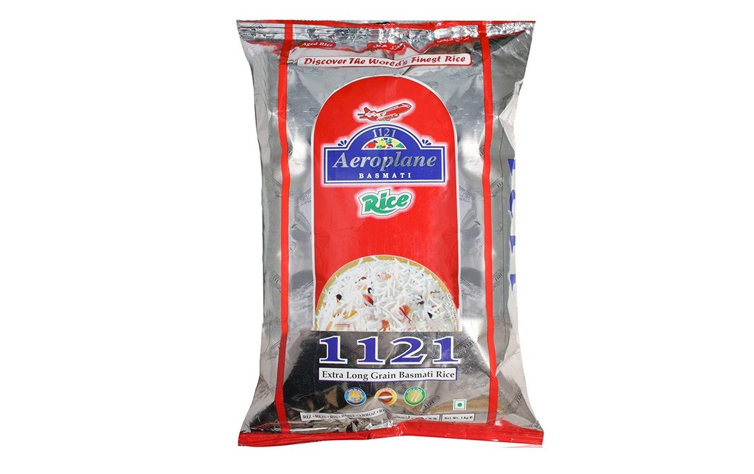 Aeroplane 1121 Extra Long Grain Basmati Rice   Pack  1 kilogram